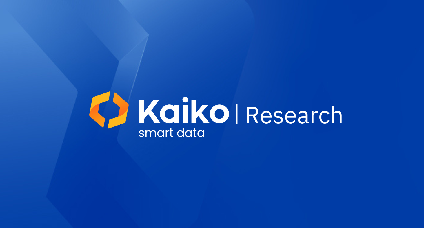 The crypto industry's leading data-driven research. - Kaiko - Research